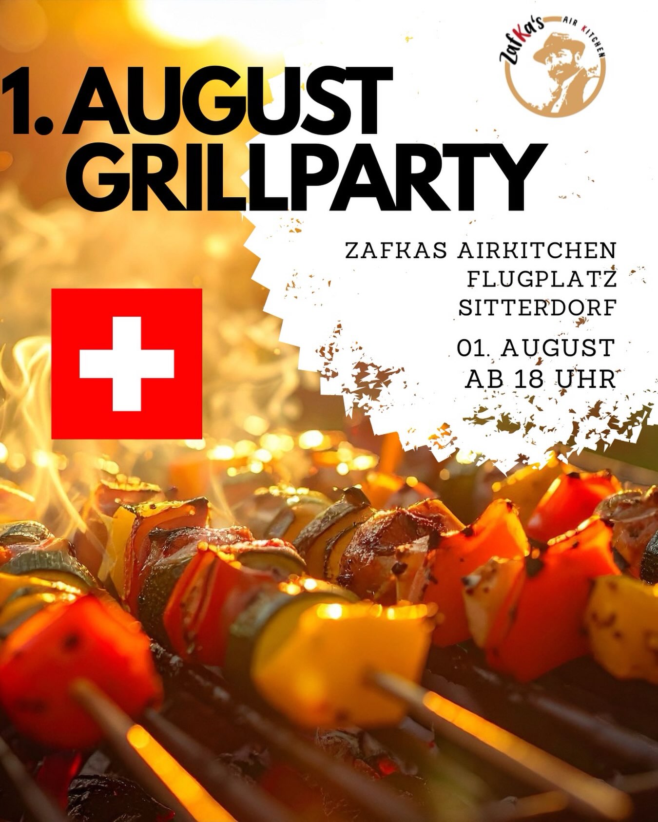 Grillparty am 01. August🍗🍔🥓 Wir freuen uns auf EUCH